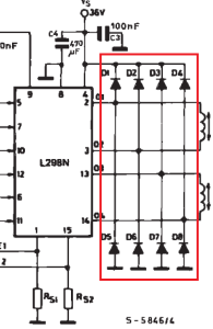 图2.17：L298N芯片连接示意图